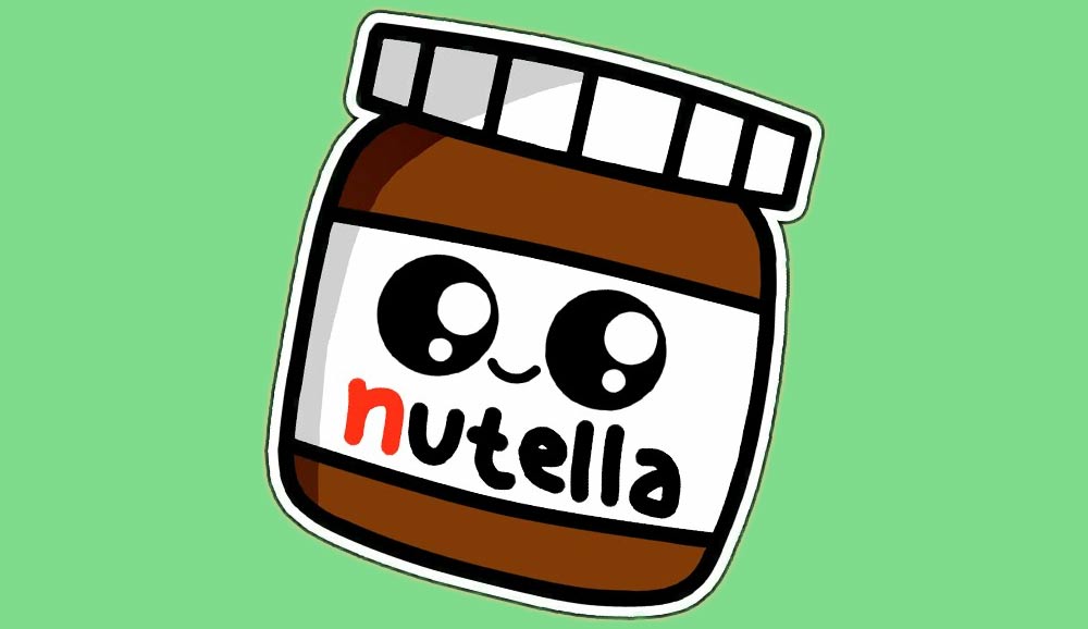 Nutella Kawaii. Dibujos e Imágenes en Formato PNG y GIF